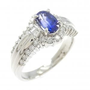 PT900 サファイヤ リング 0.80CT