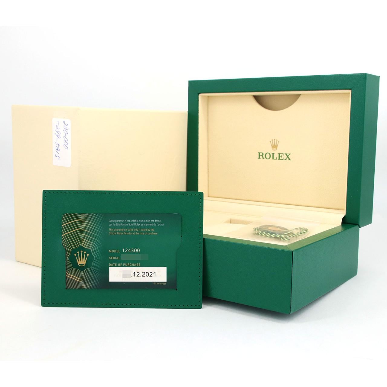 ロレックス オイスターパーペチュアル 124300 SS 自動巻 ランダム番