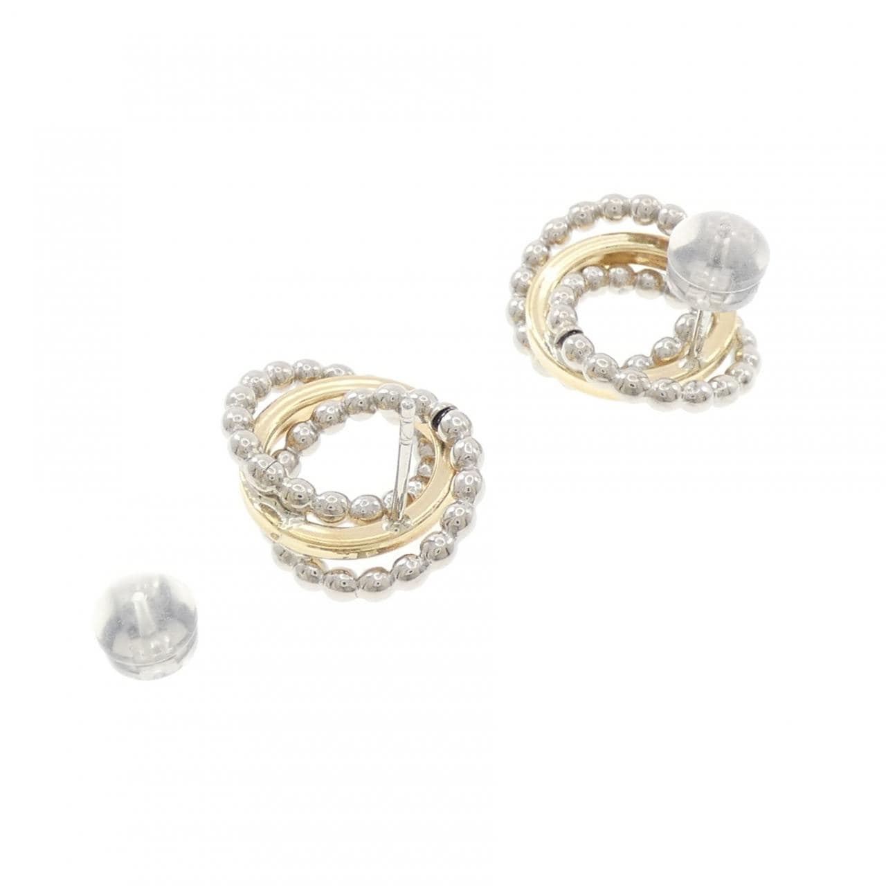 K18YG/PT900 ピアス