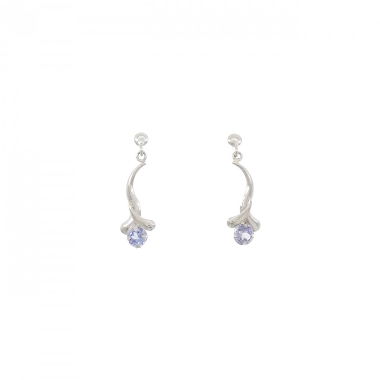 PT900 タンザナイト ピアス