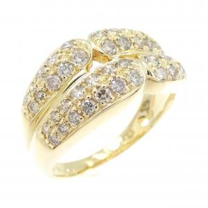 K18YG ダイヤモンド リング 1.00CT