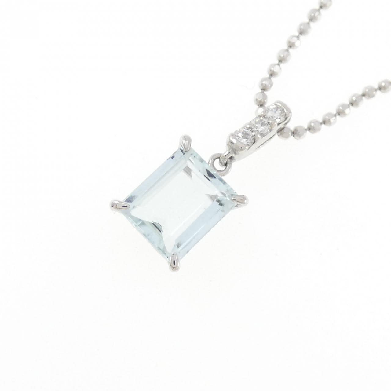 PT900/PT850 アクアマリン ネックレス 1.21CT
