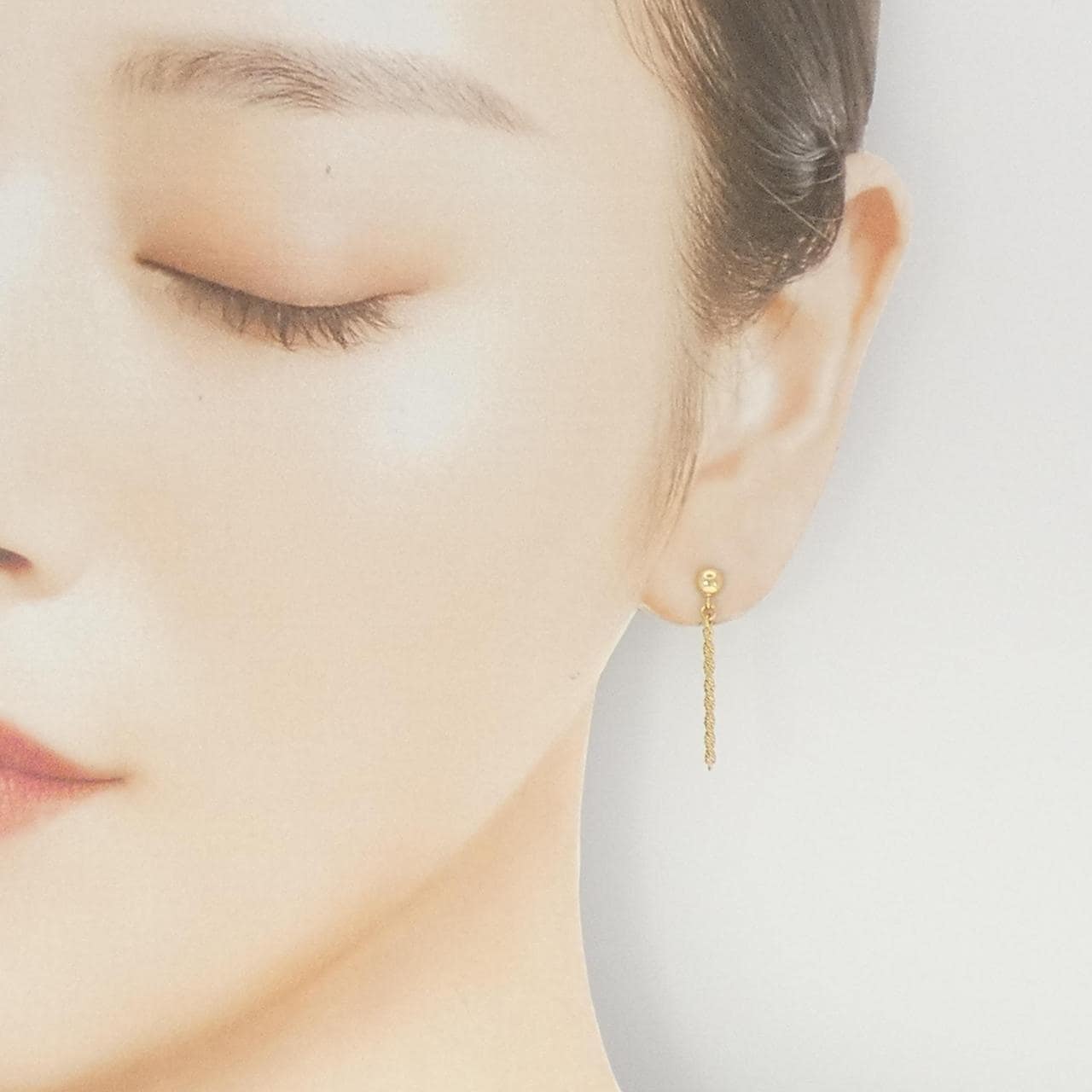 K18YG ピアス