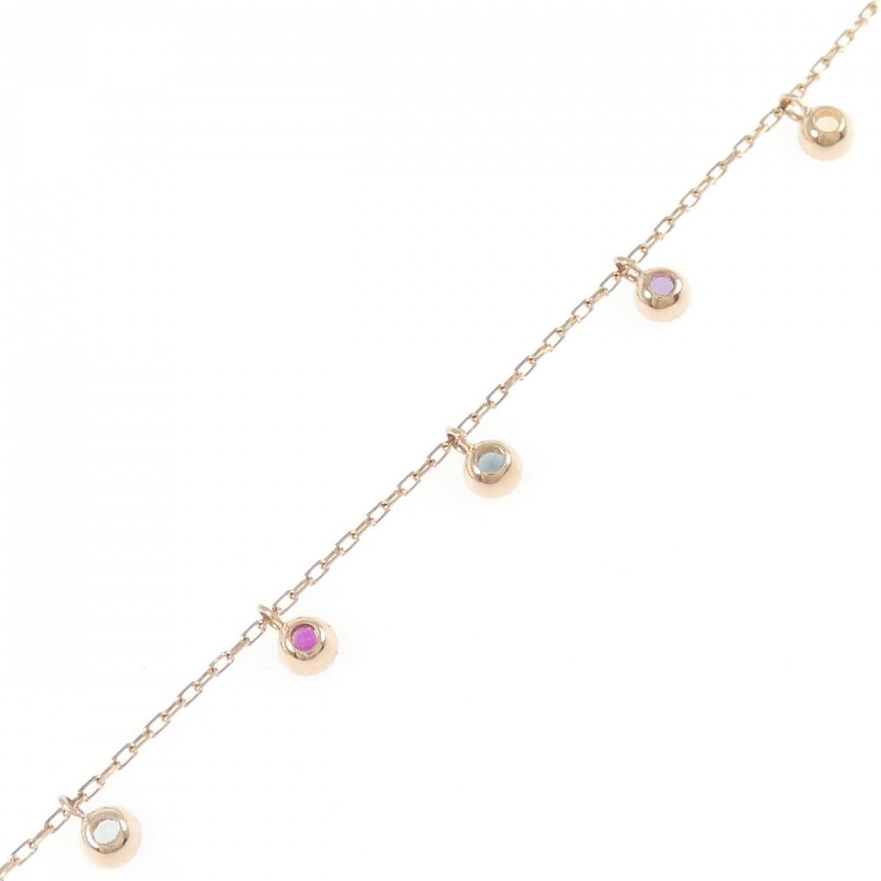 K10PG カラーストーン ブレスレット