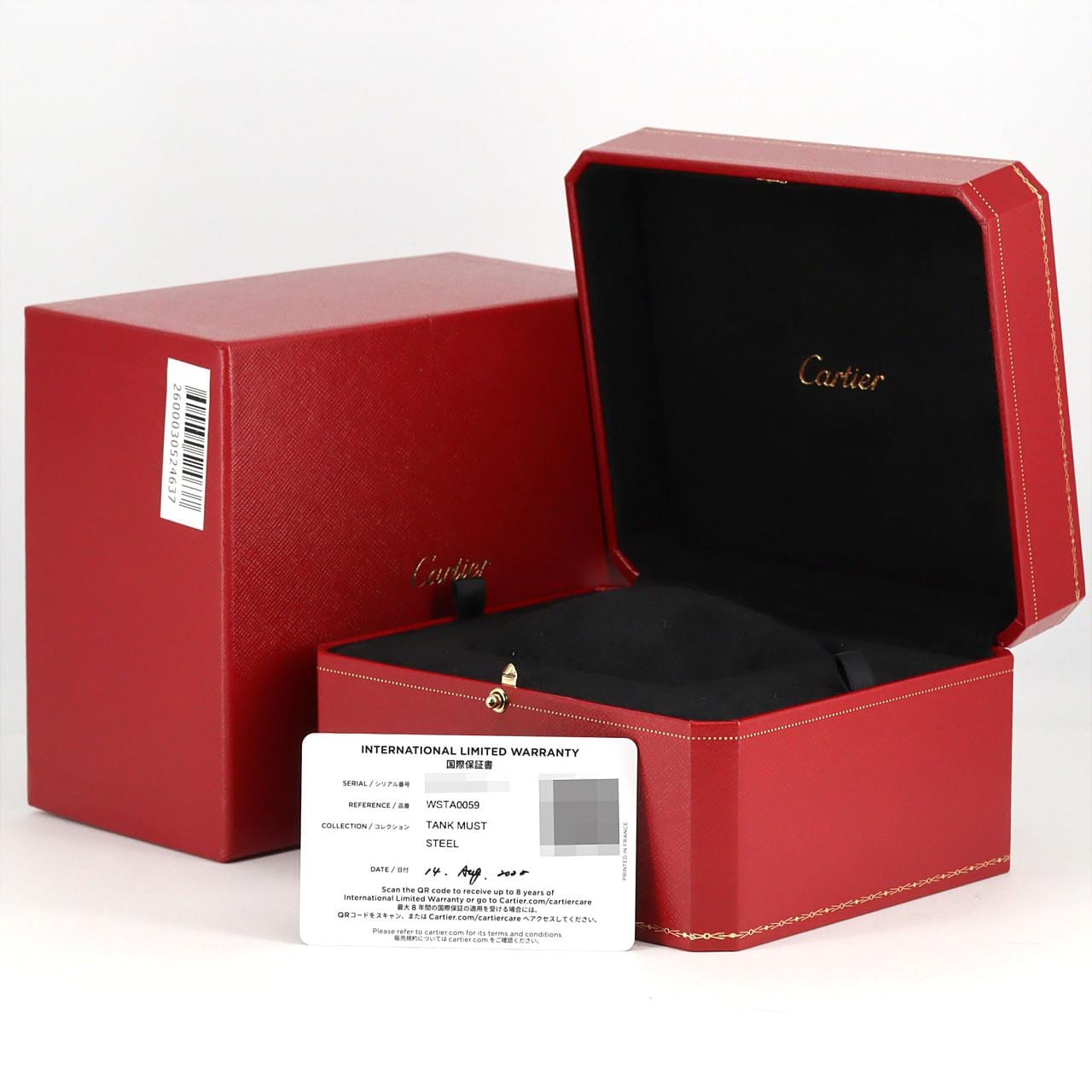 カルティエ タンクマストLM WSTA0059 SS ソーラークォーツ