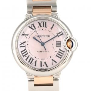 カルティエ バロンブルーMM PGコンビ W6920033 SSxPG 自動巻