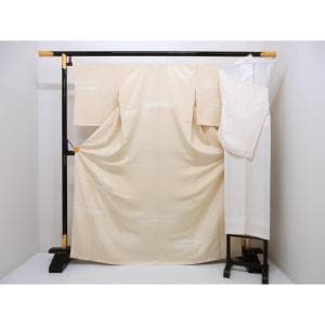 [Unused items] Visiting kimono with embroidery and gradation dyeing, kimono and long undergarment, 2-piece set