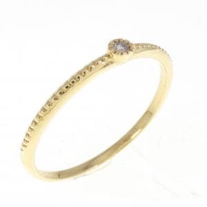 K18YG ダイヤモンド リング 0.03CT