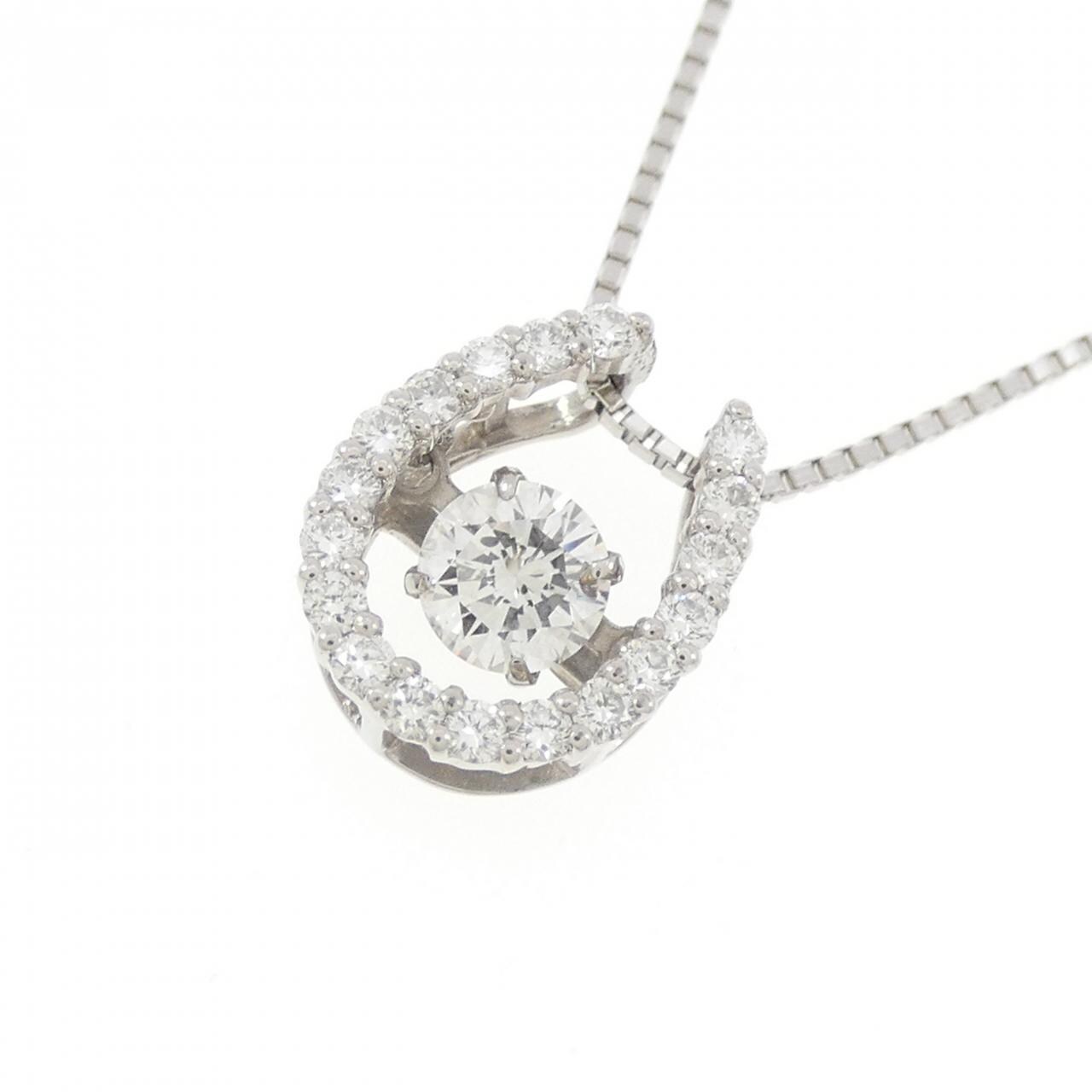 PT900/PT850 ダイヤモンド ネックレス 0.330CT