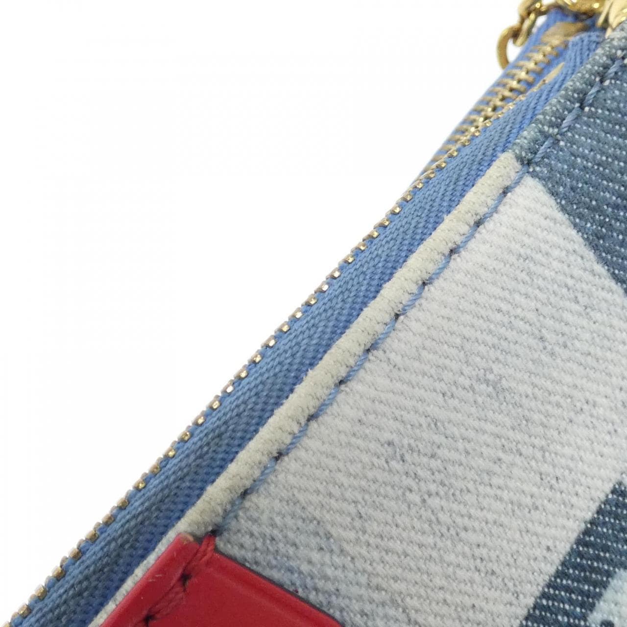 ルイヴィトン デニム モノグラム ミュルティ ポシェット アクセソワール M44990 ショルダーバッグ