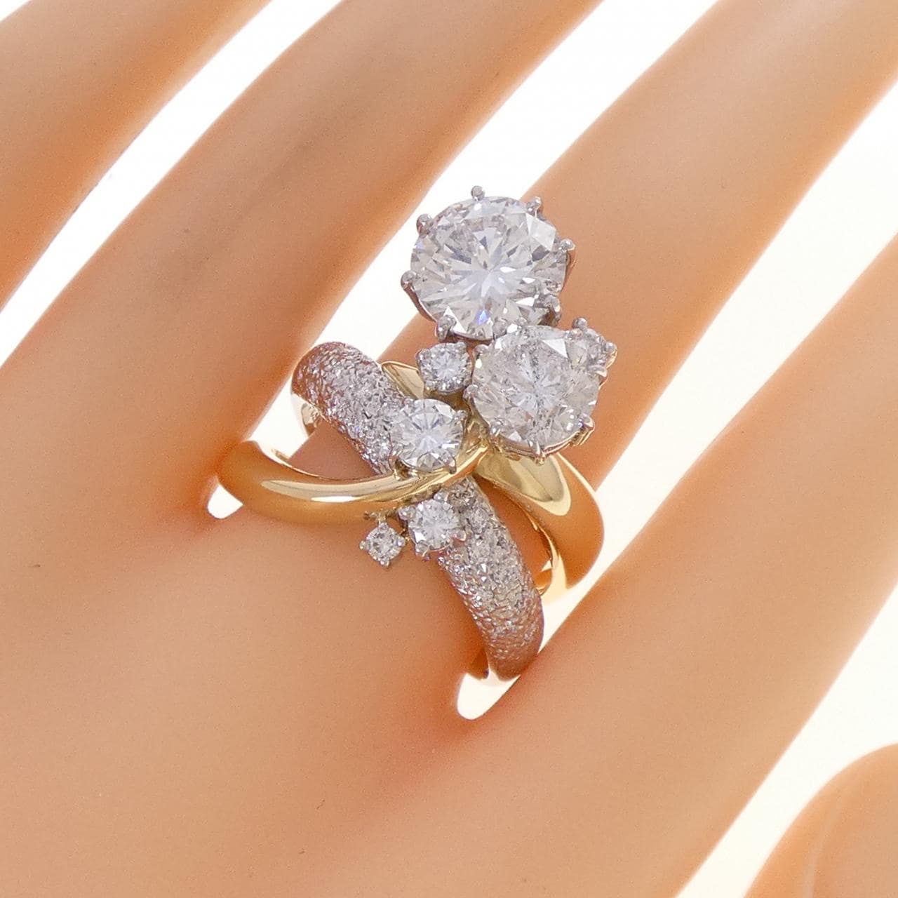 石川暢子 ダイヤモンド リング 5.38CT