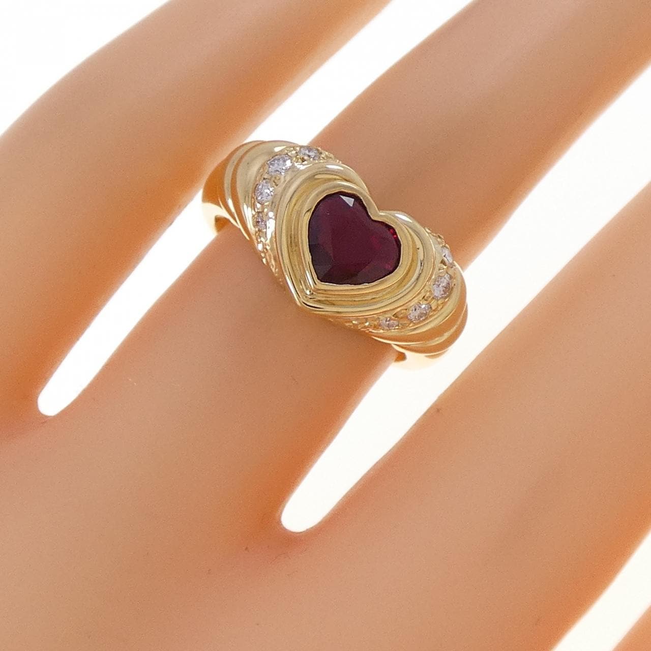 ミキモト ルビー リング 0.63CT