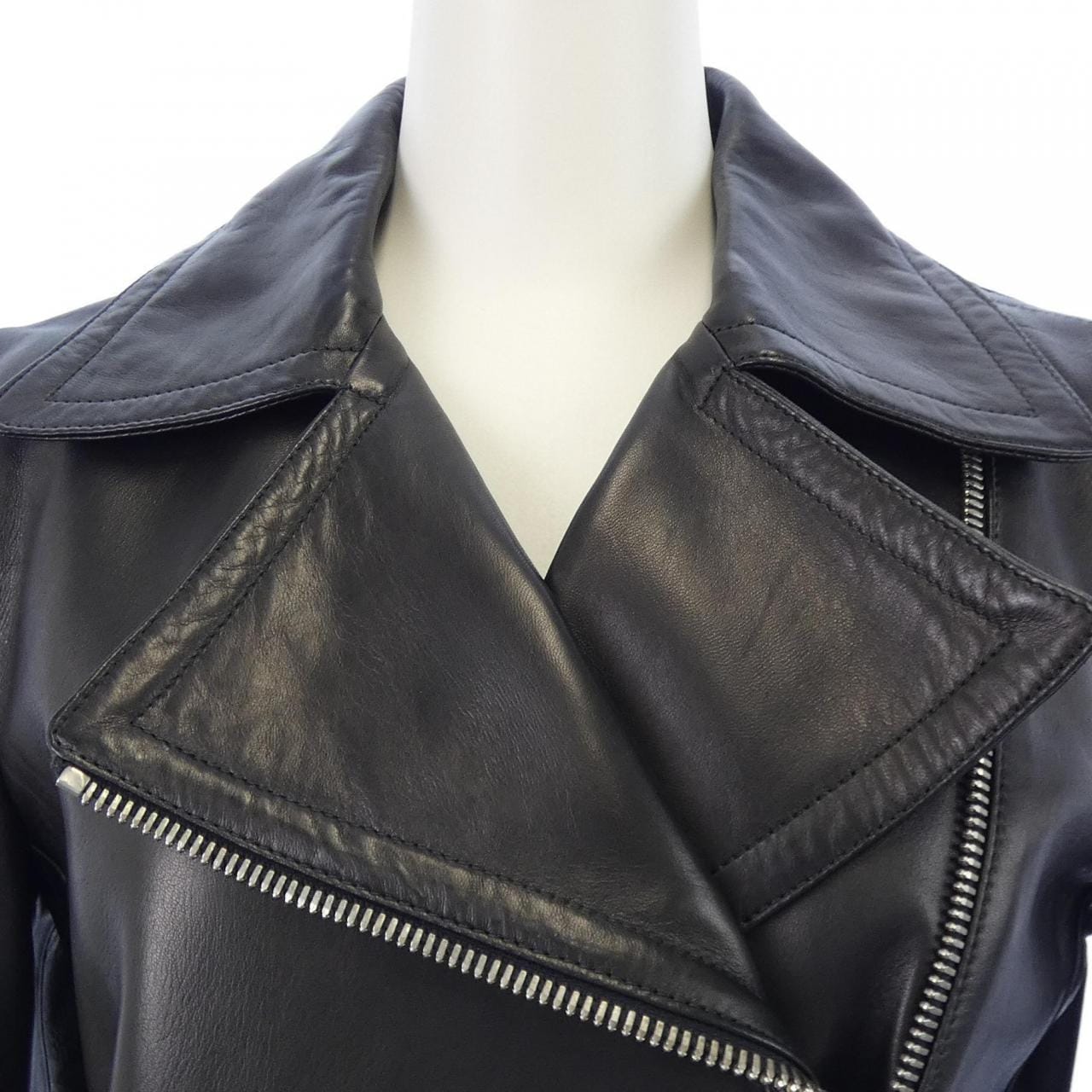 グッチ GUCCI 390071 XG109 レザーライダースジャケット