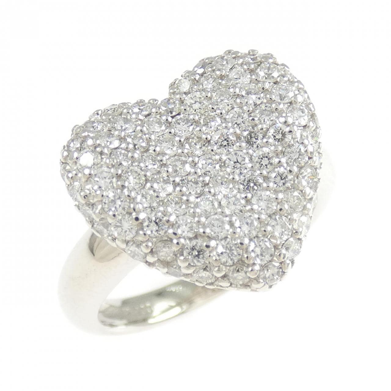 PT900 ハート ダイヤモンド リング 1.00CT
