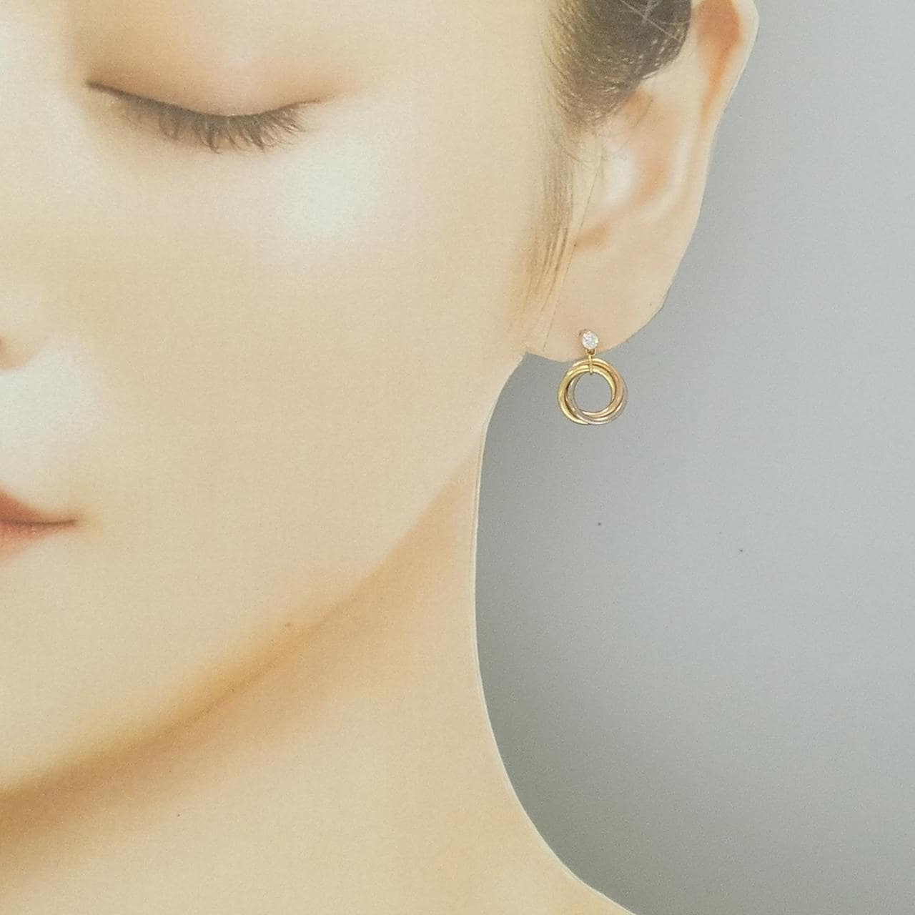 カルティエ トリニティ ピアス