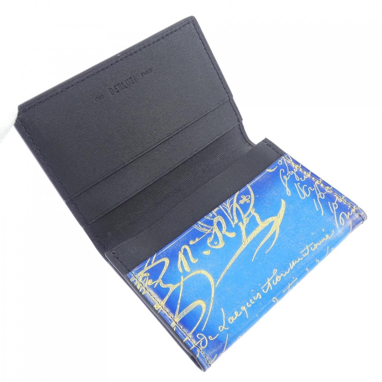 ベルルッティ Berluti インブイアスクリットレザーカードホルダー CARD CASE