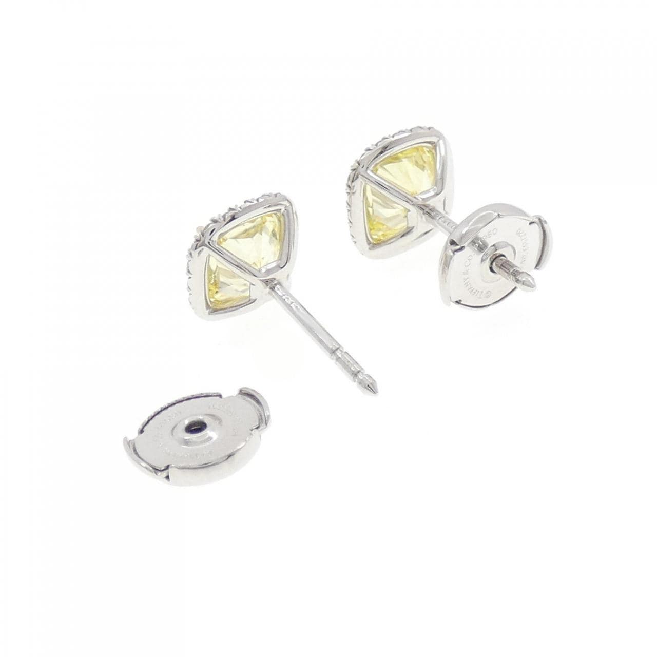 ティファニー ソレスト ピアス 2.25CT FIY VS1-VS2