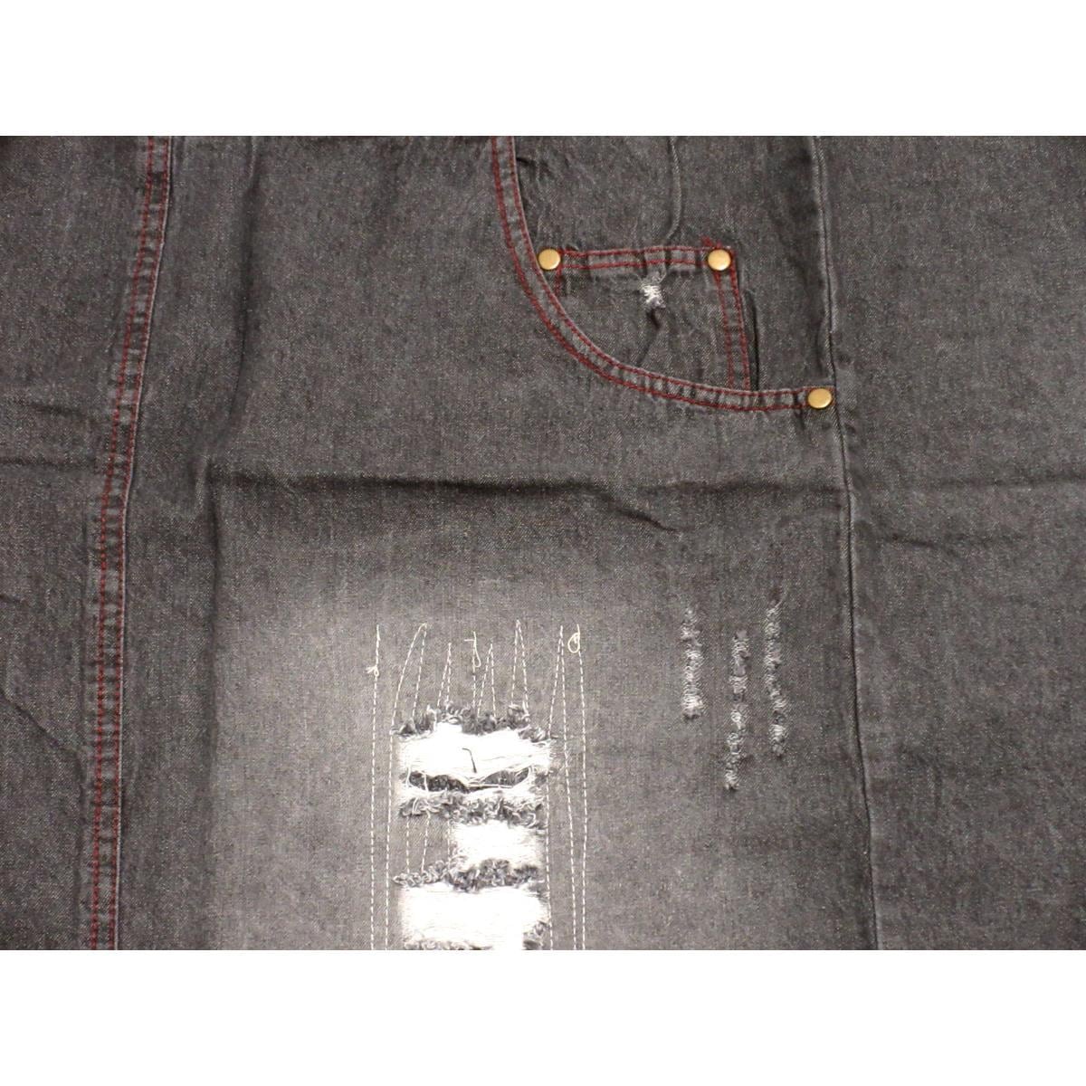 【未使用品】男物　単衣　ダメージデニム　ＬＬサイズ