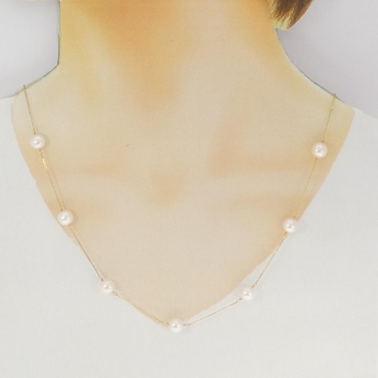 K18YG アコヤパール ネックレス