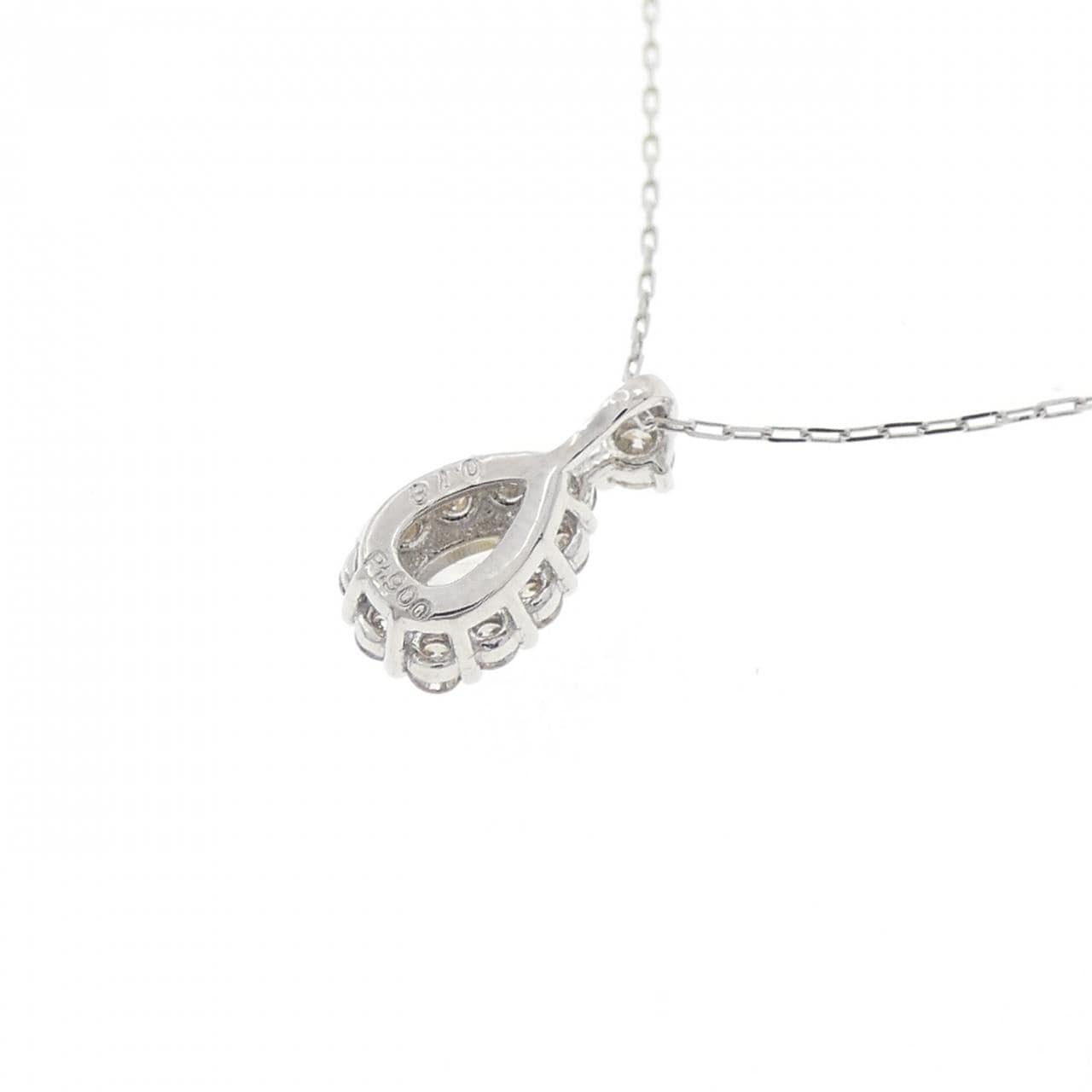 【新品】PT900/PT850 ダイヤモンド ネックレス 0.18CT
