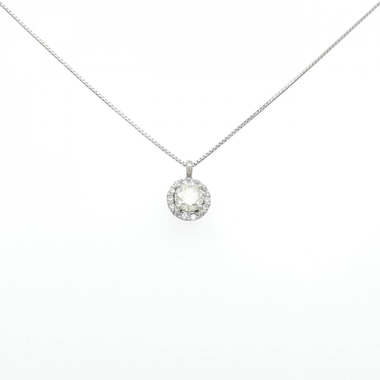 PT950/PT850 ダイヤモンド ネックレス 0.33CT