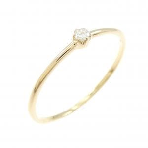 【リメイク】K18YG ダイヤモンド リング 0.03CT