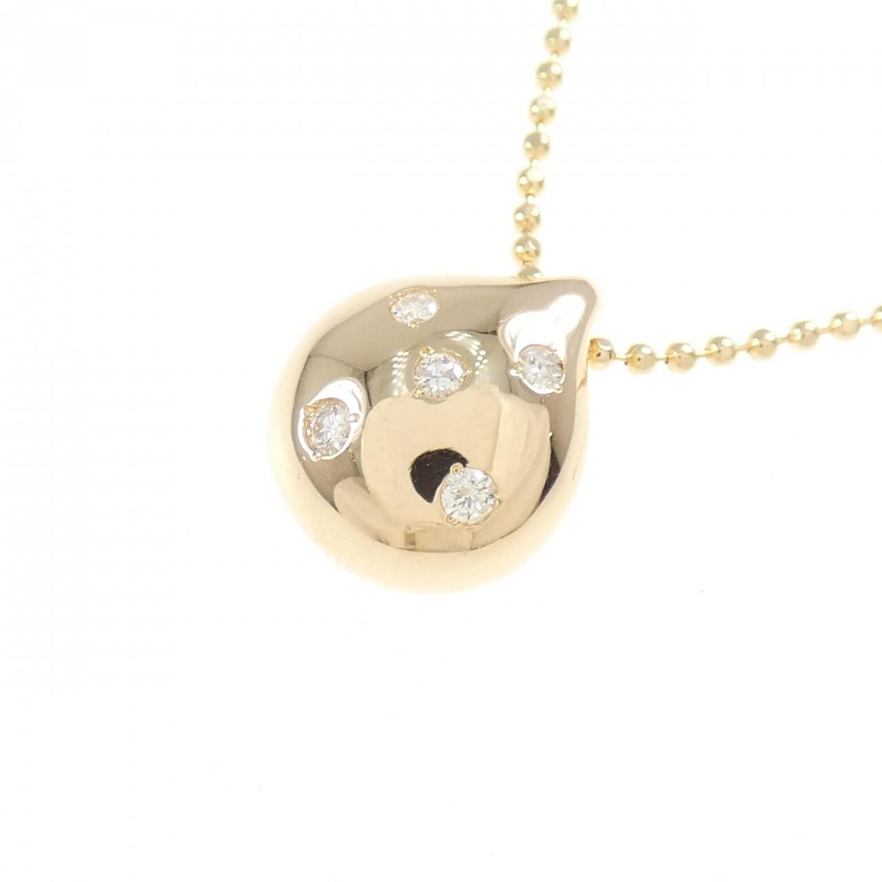 K18PG ダイヤモンド ネックレス 0.06CT