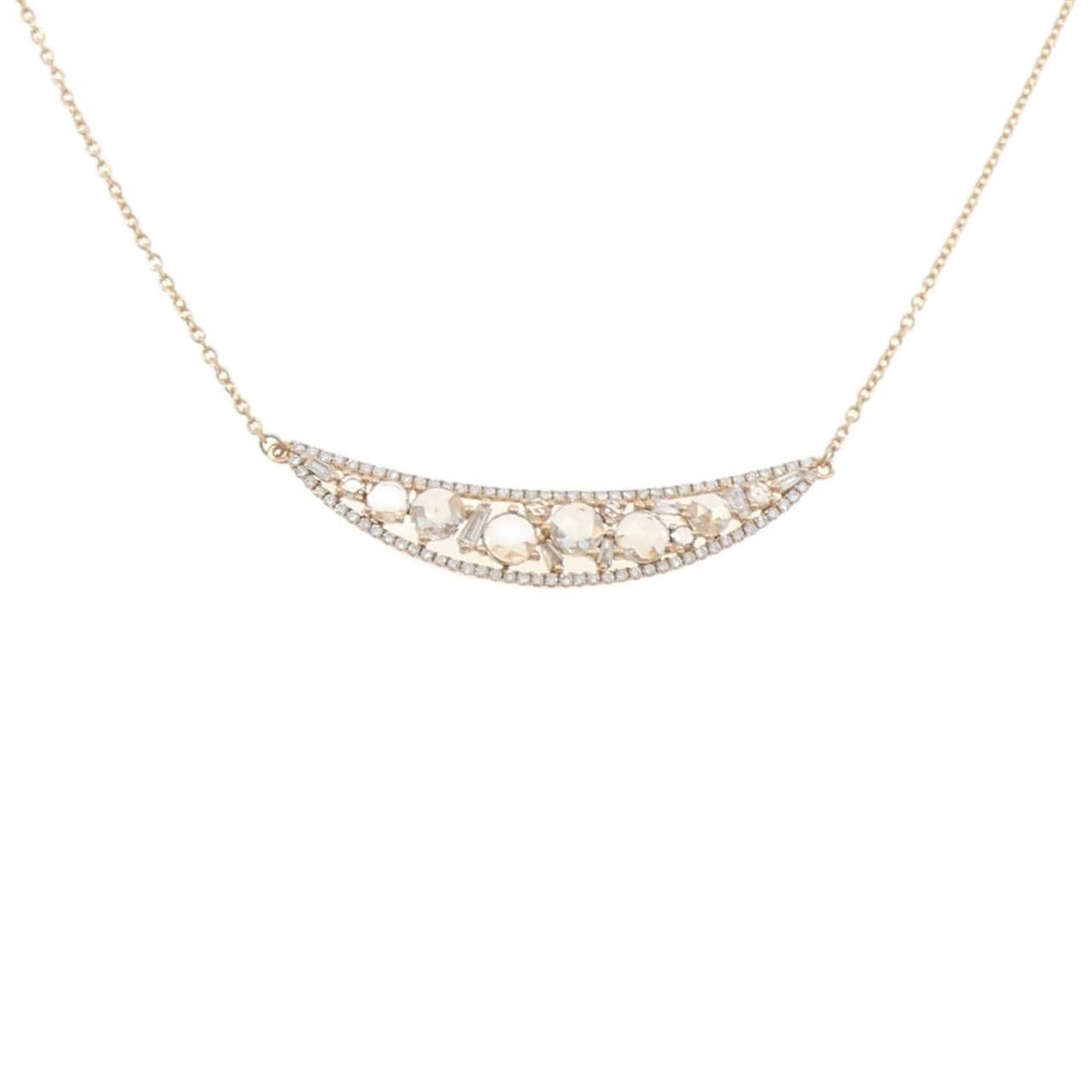 K18PG ダイヤモンド ネックレス 1.35CT