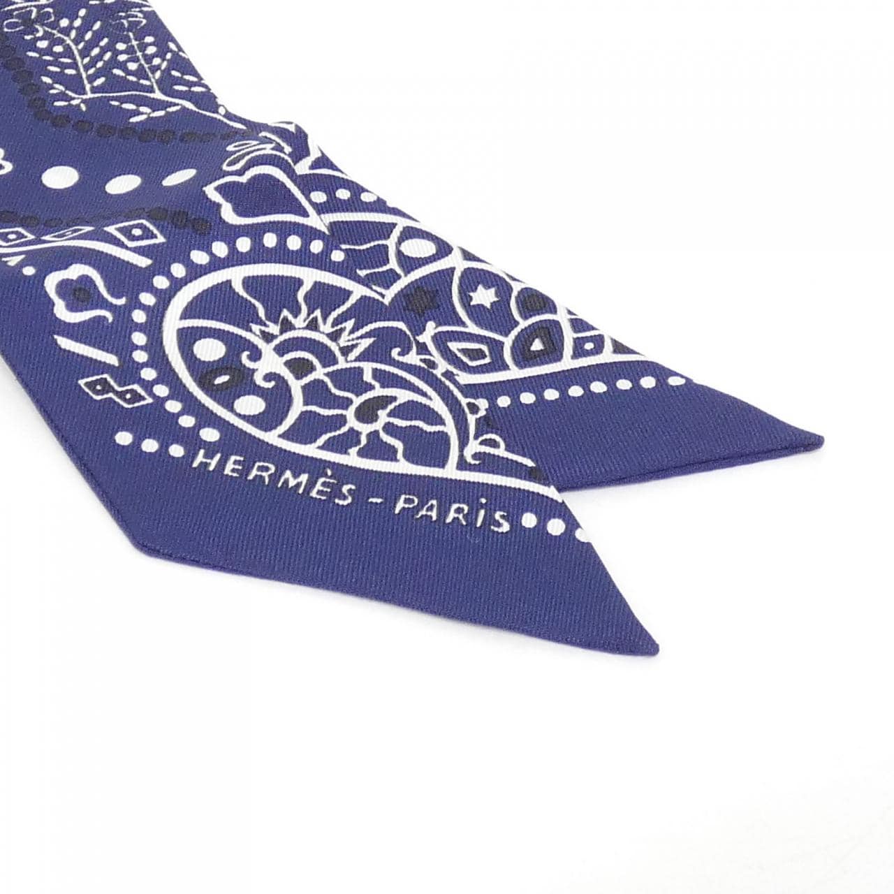 エルメス ENTRE CIEL ET MER BANDANA ツイリー 063017S スカーフ