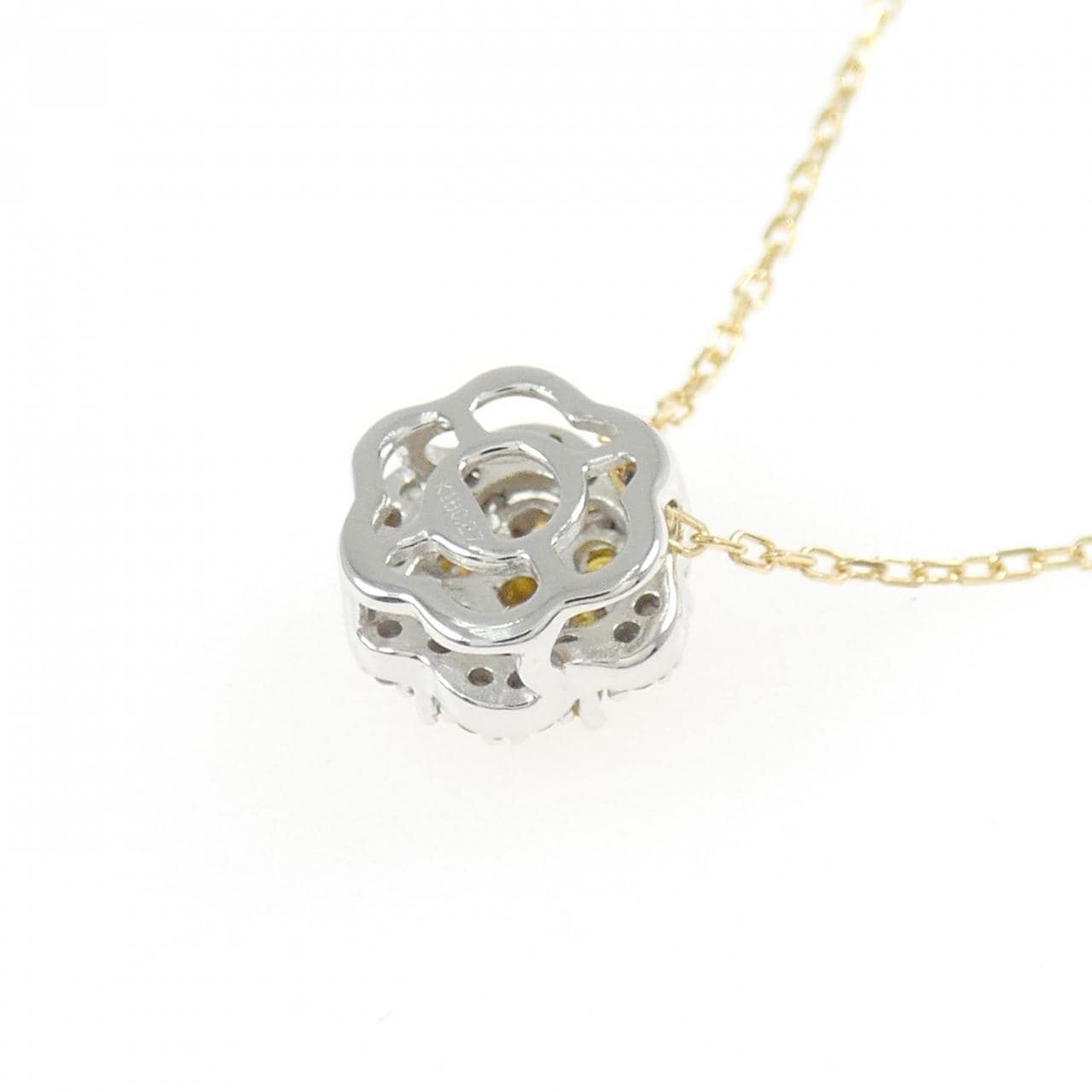 K18YG/K18WG ダイヤモンド ネックレス 0.27CT