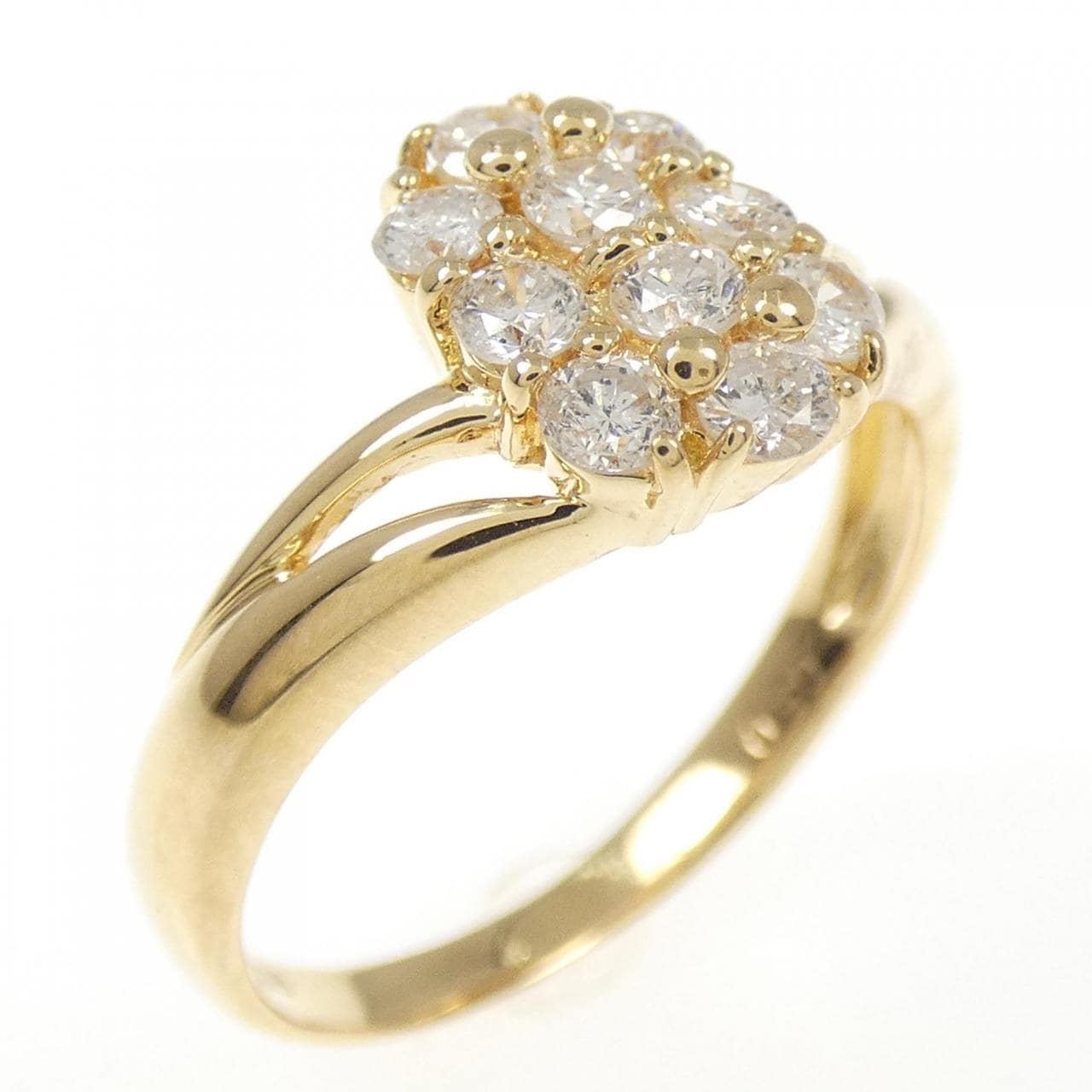 K18YG ダイヤモンド リング 0.50CT