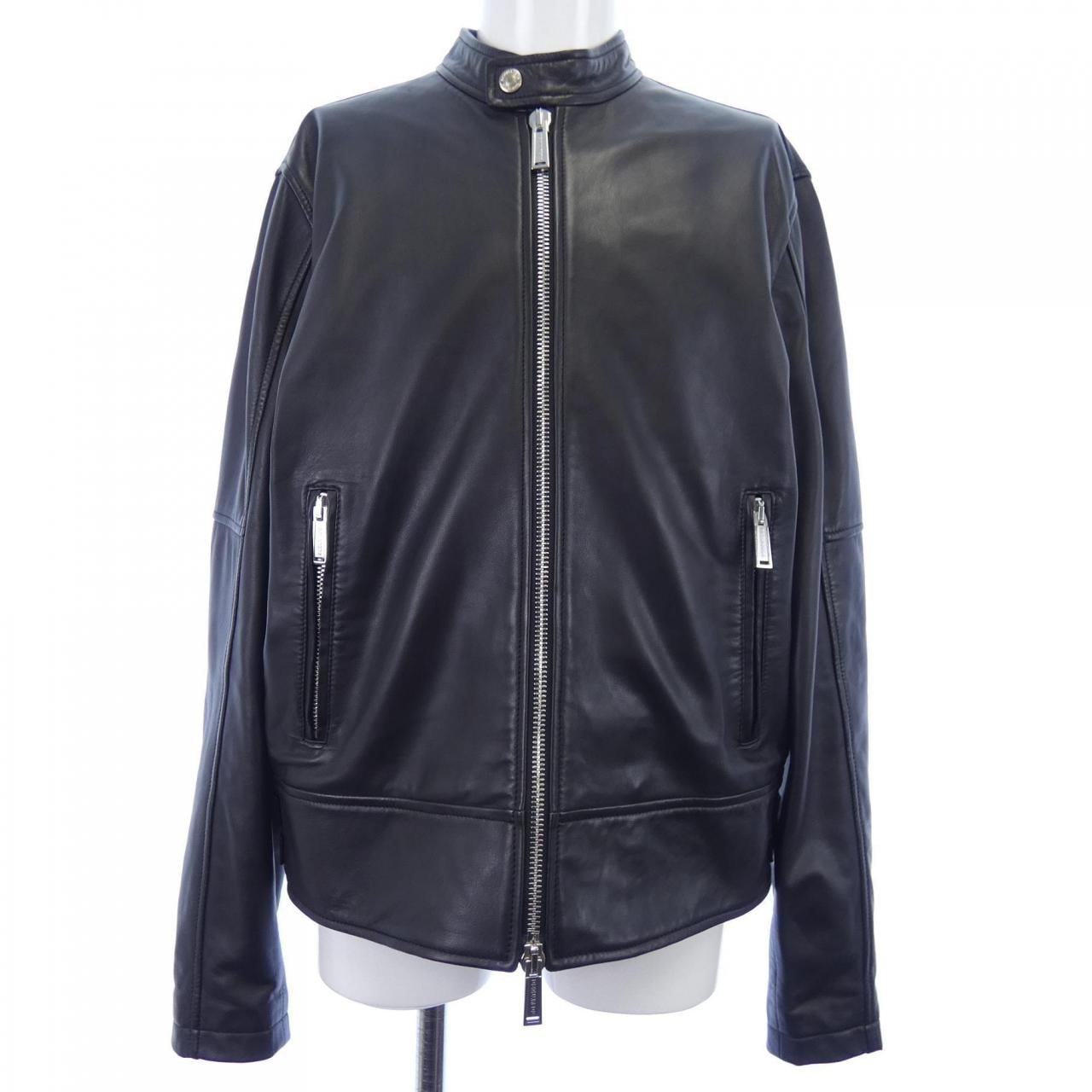 ディースクエアード DSQUARED2 レザーライダースジャケット