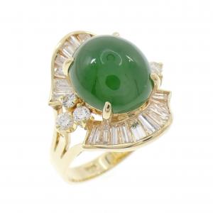 750YG ヒスイ リング