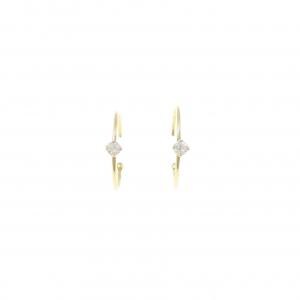 750YG/K18YG ダイヤモンド ピアス