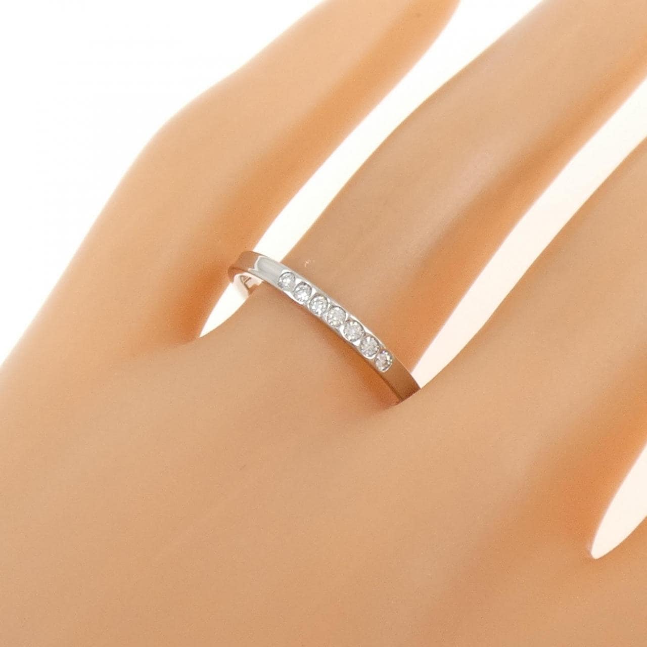PT950 ダイヤモンド リング 0.07CT