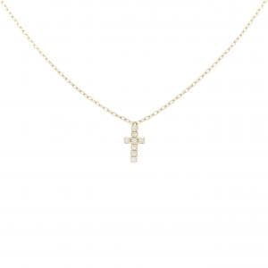 アーカー クロスパヴェ ネックレス 0.05CT