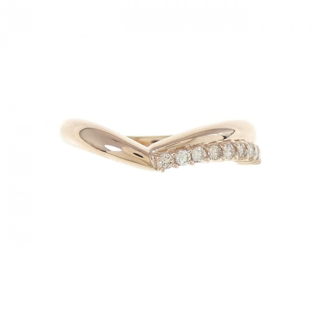 K18PG ダイヤモンド リング 0.18CT