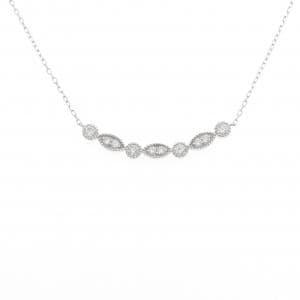 K18WG ダイヤモンド ネックレス 0.30CT
