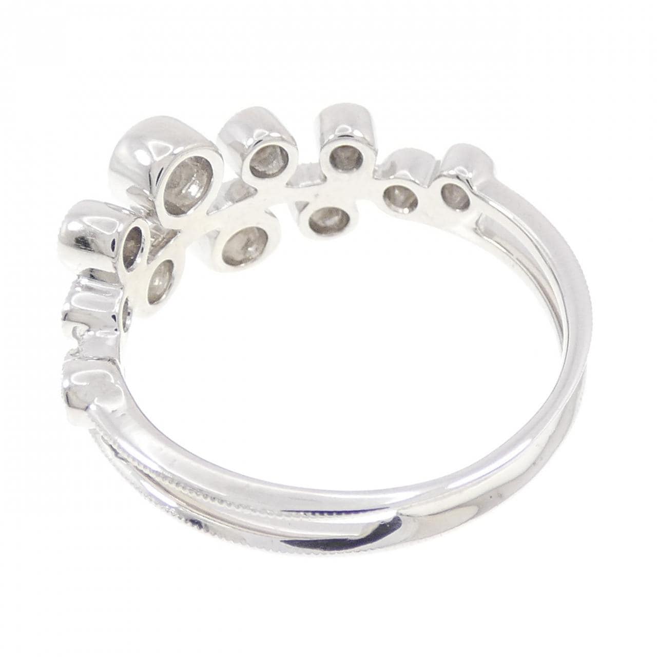 K18WG ダイヤモンド リング 0.46CT