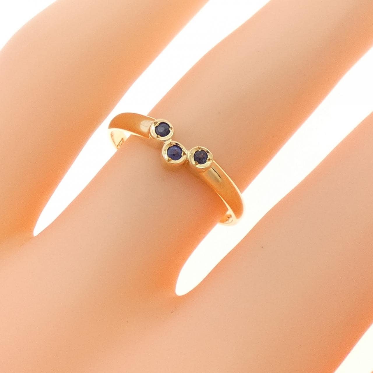 ギンザ タナカ サファイヤ リング 0.08CT