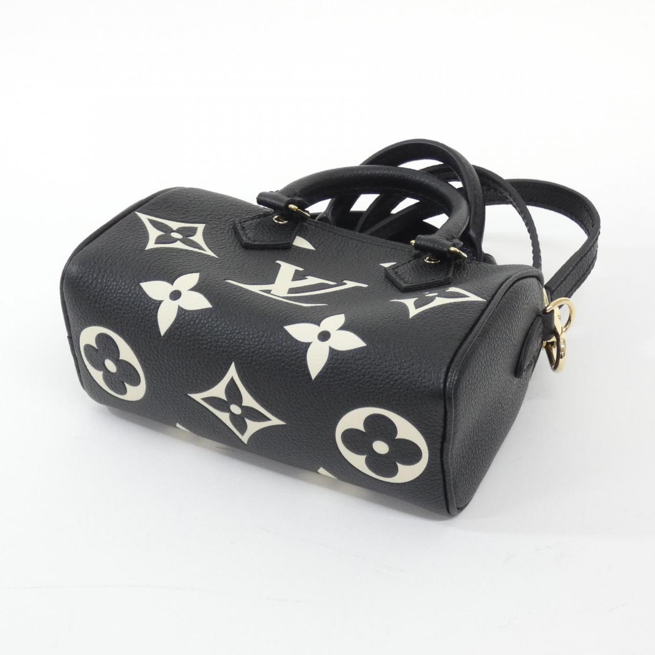 LOUIS VUITTON双色Monogram Empreinte Nano Speedy M81456 波士顿包