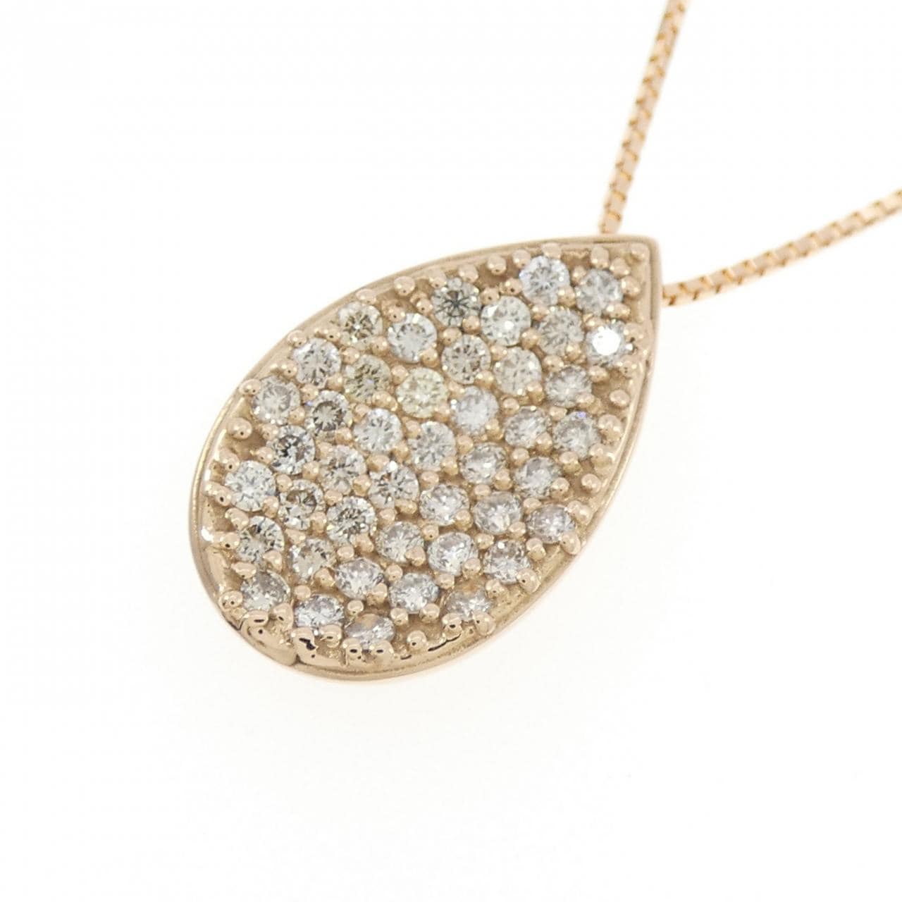 K18PG ダイヤモンド ネックレス 0.50CT
