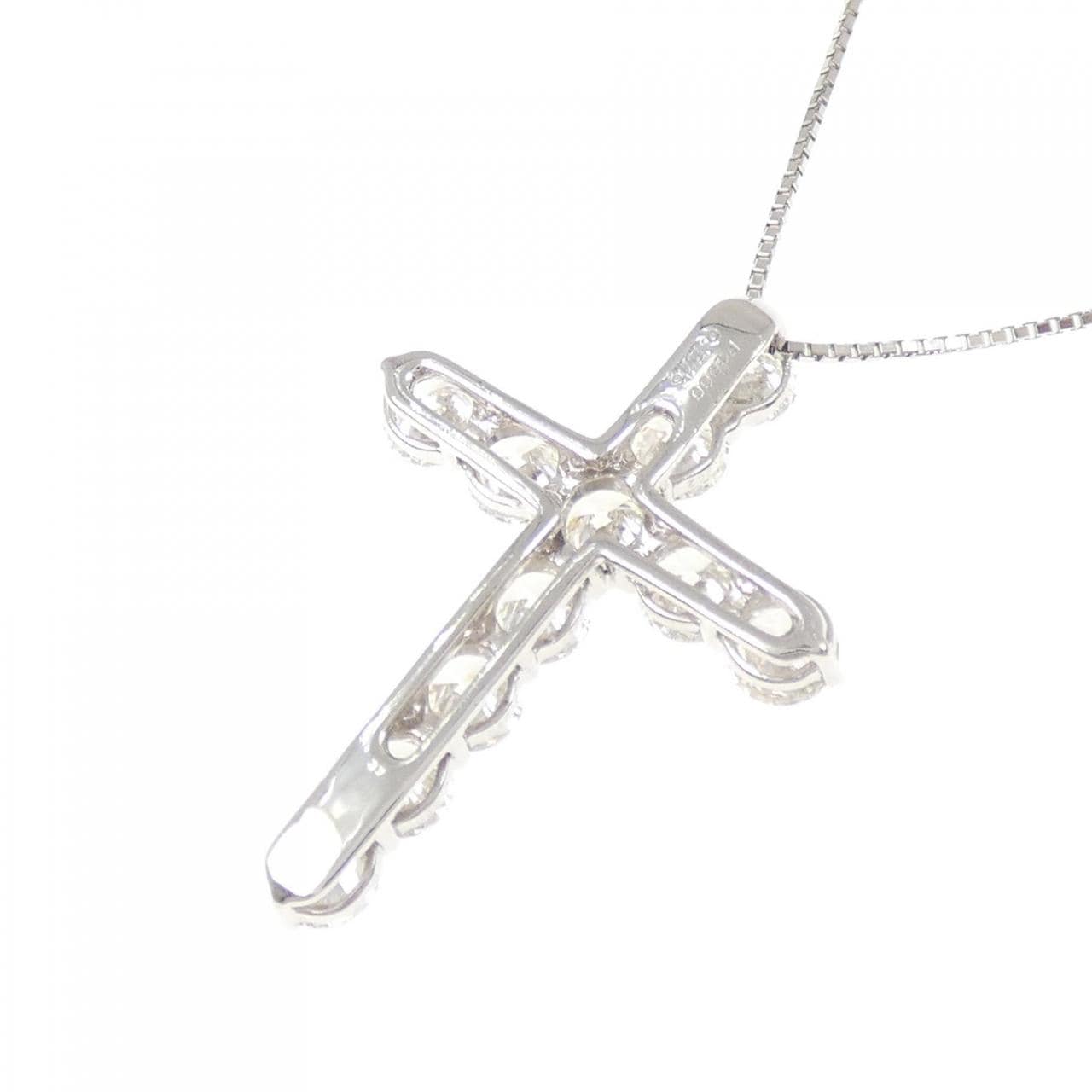 PT900/PT850 クロス ダイヤモンド ネックレス 3.064CT