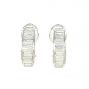 K18WG ダイヤモンド ピアス 2.03CT