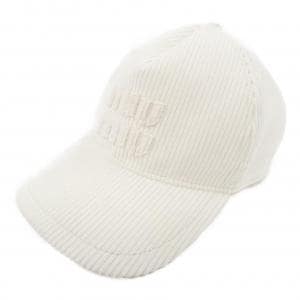 ミュウミュウ MIU MIU ベルベット ベースボール 5HC179 2F81 キャップ