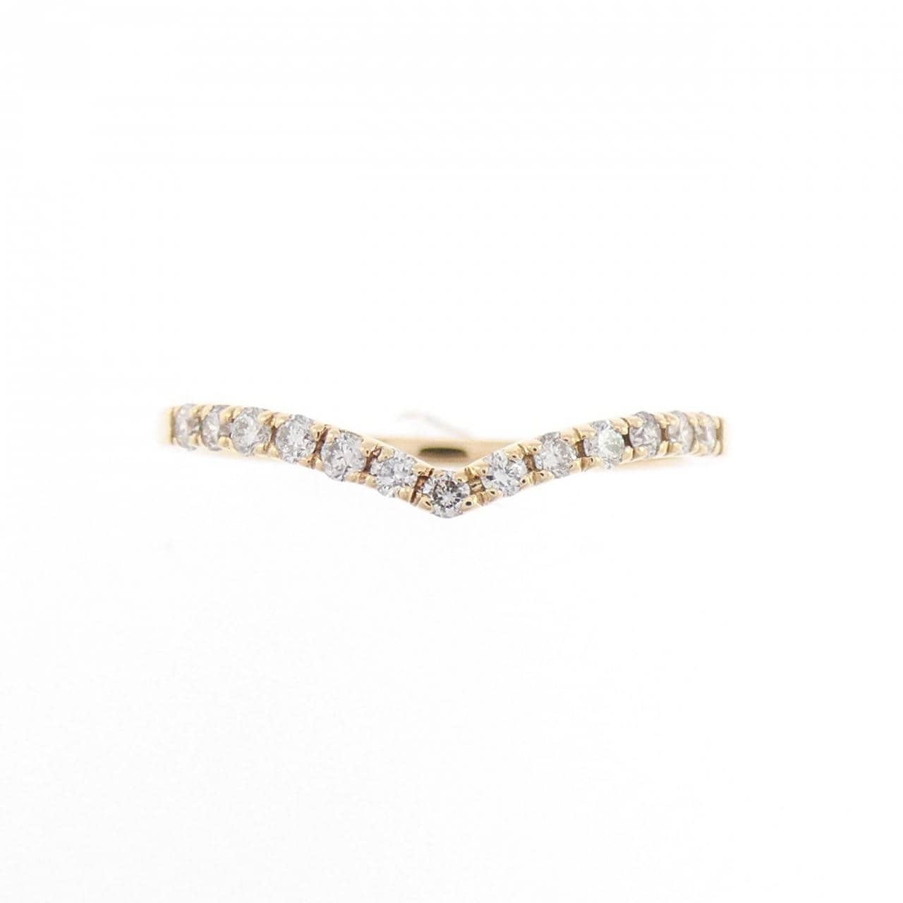 K18YG ダイヤモンド リング 0.12CT