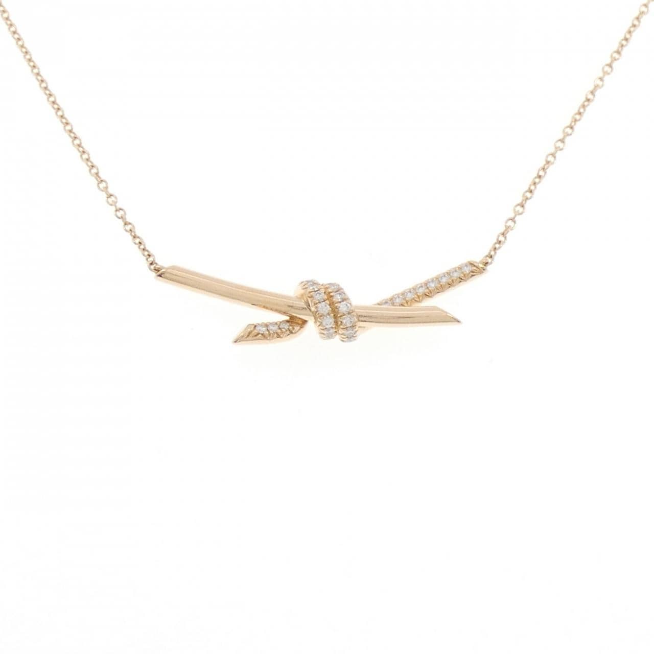 ティファニー ノット ネックレス 0.25CT