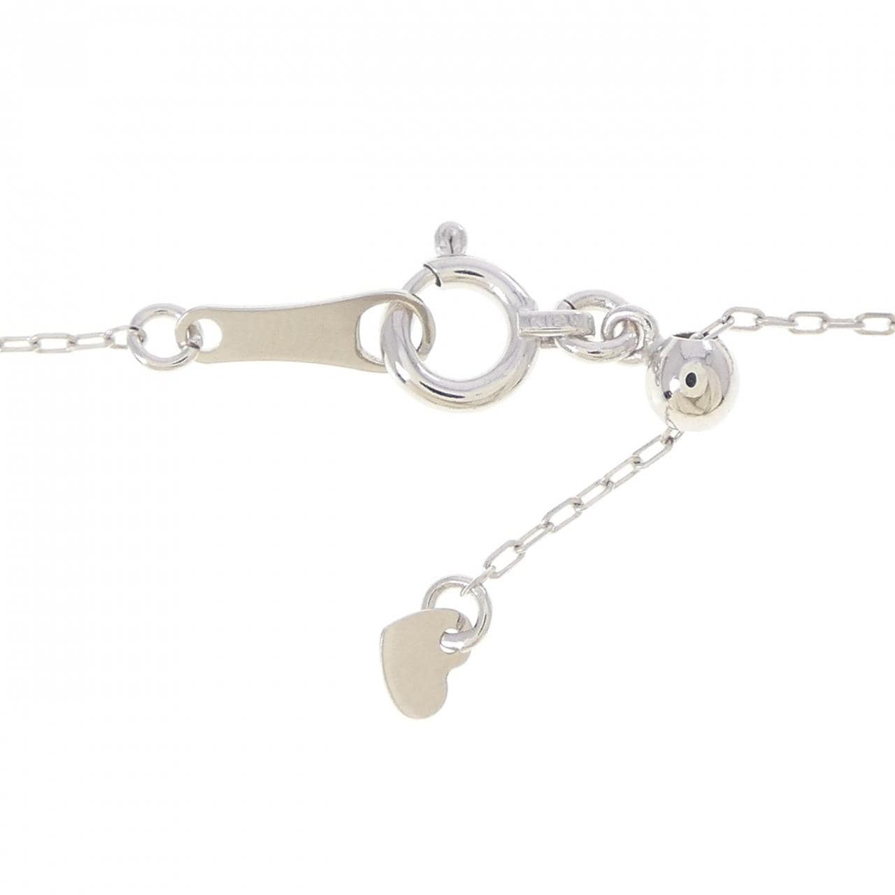 K18WG ダイヤモンド ネックレス 0.07CT