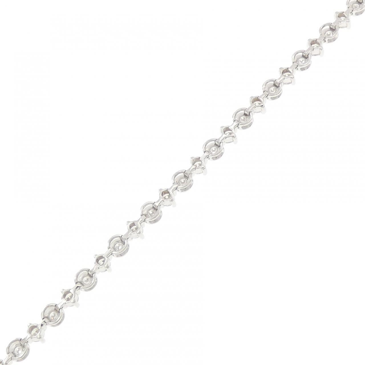 K18WG ダイヤモンド ブレスレット 2.00CT