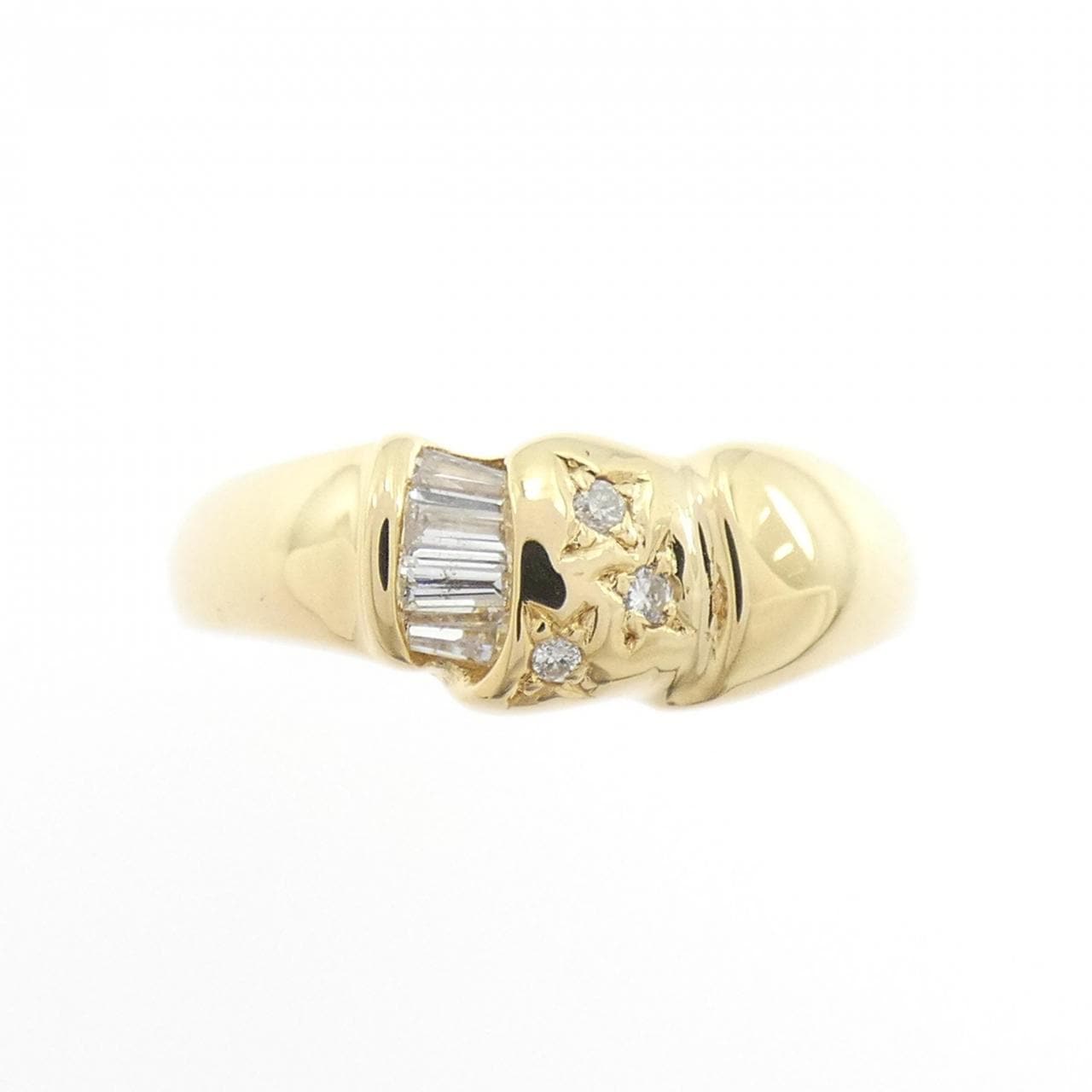 K18YG ダイヤモンド リング 0.09CT